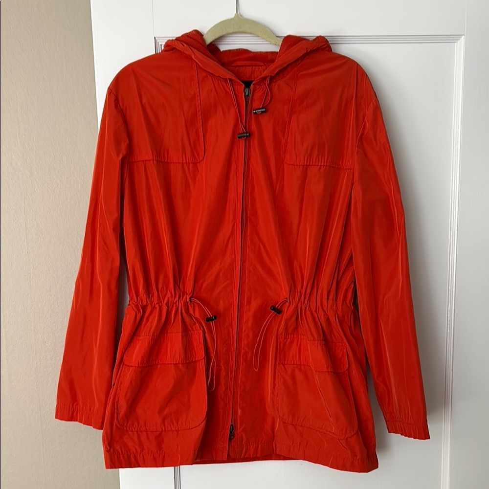 Talbot’s Women's Orange Hooded Jacket